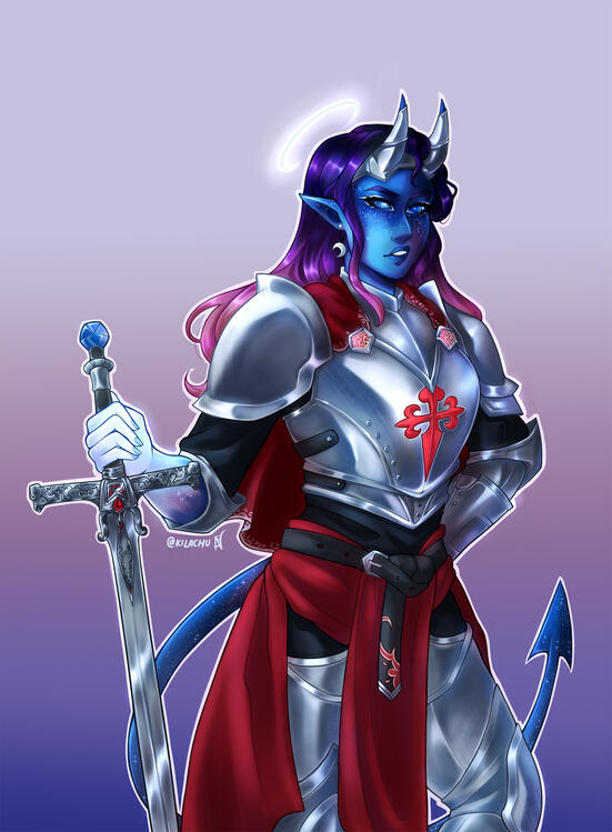 Armonia, knight character design, 2022